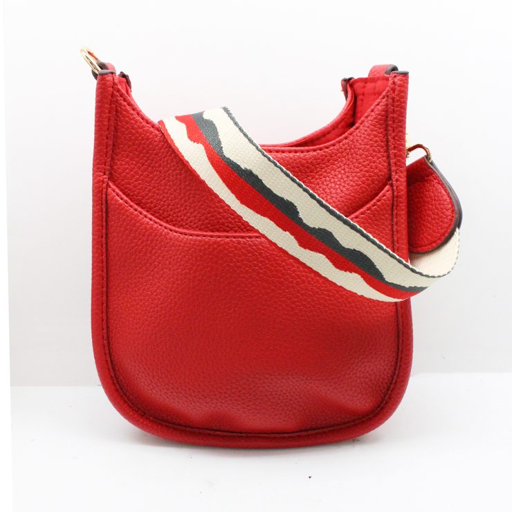 A photo of the Mini Messenger Bag In Red product