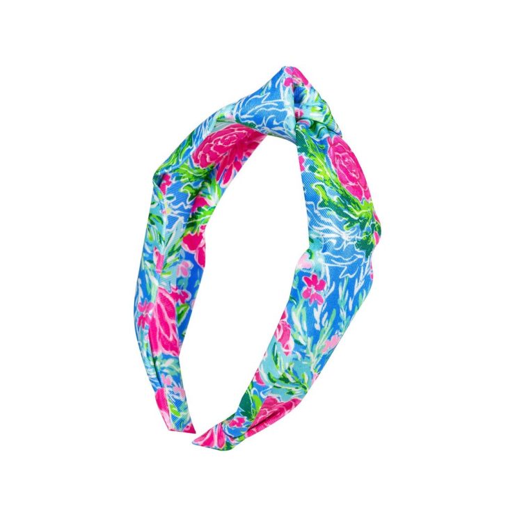A photo of the Lilly Pulitzer Headband In Bunny Business product