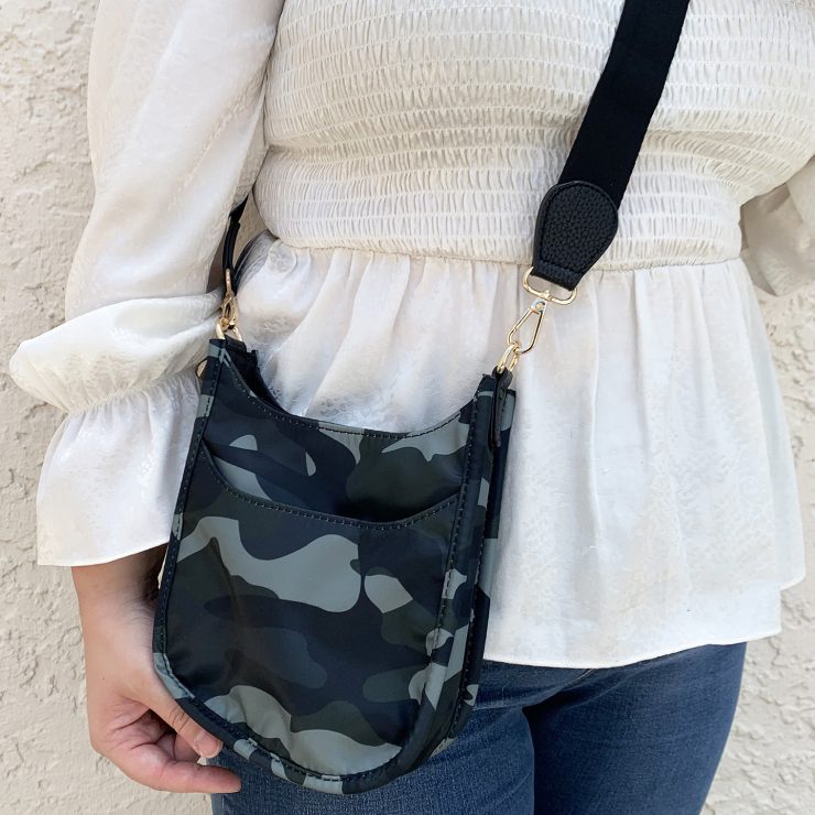 A photo of the Mini Messenger Bag In Camo product