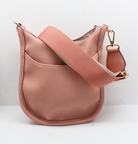 A photo of the Mini Messenger Bag In Light Pink product