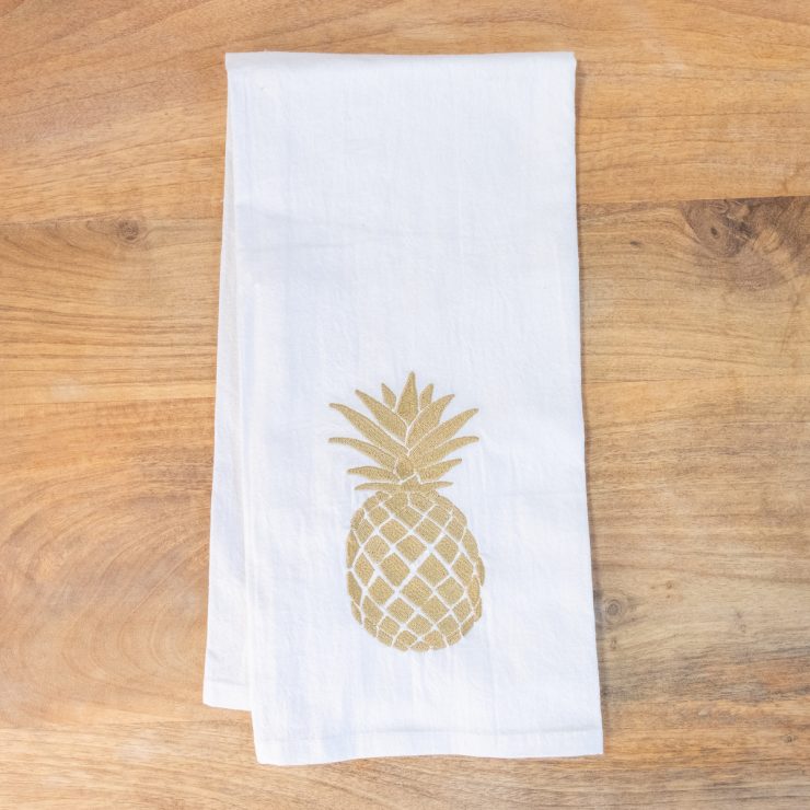 A photo of the Small Pineapple Hand Towel product