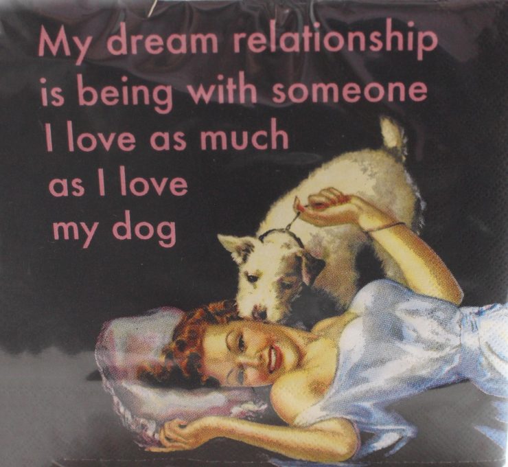 A photo of the Dream Relationship Napkins product