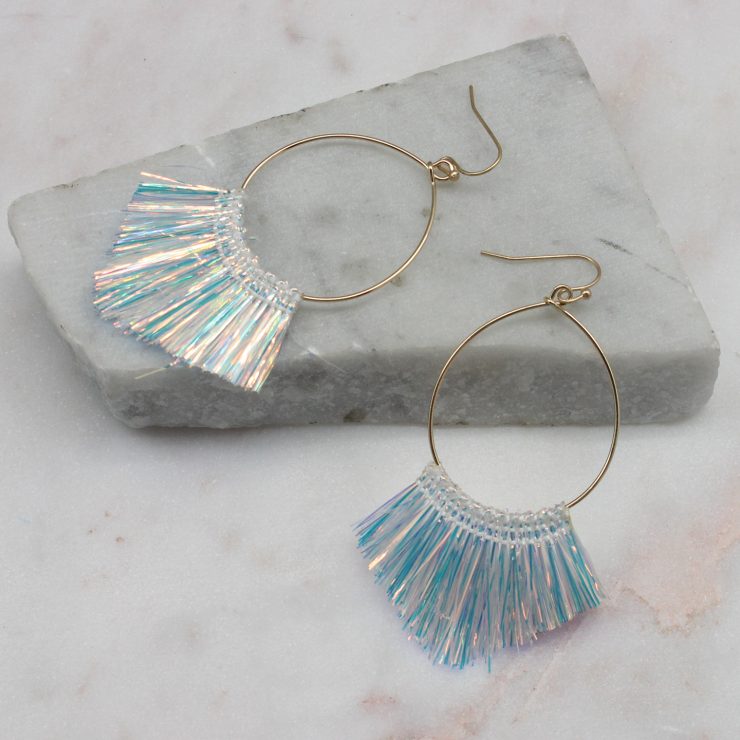 A photo of the Tinsel Earrings product