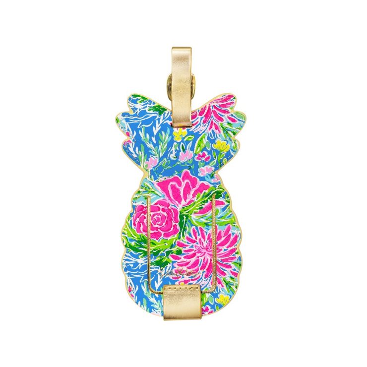 A photo of the Lilly Pulitzer Luggage Tag In Bunny Business product