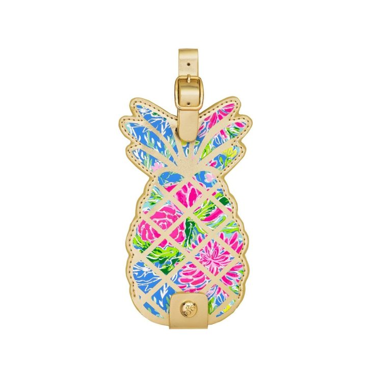 A photo of the Lilly Pulitzer Luggage Tag In Bunny Business product