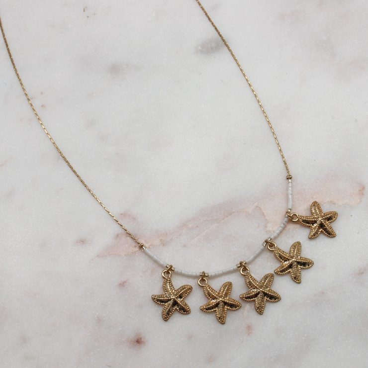 A photo of the Lucky Starfish Necklace product