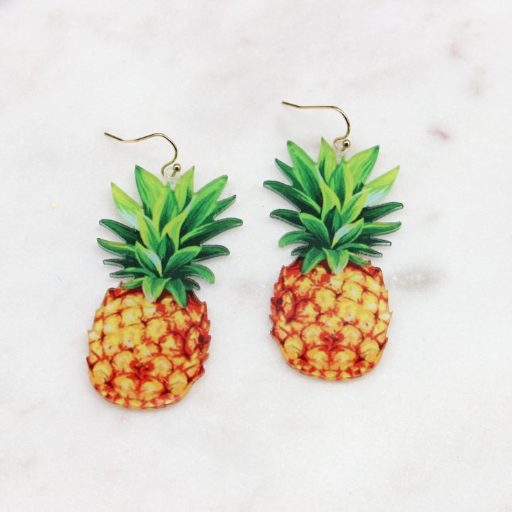 A photo of the Sweet Pineapple Earrings product