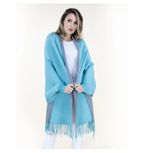 A photo of the Sweater Shawl product