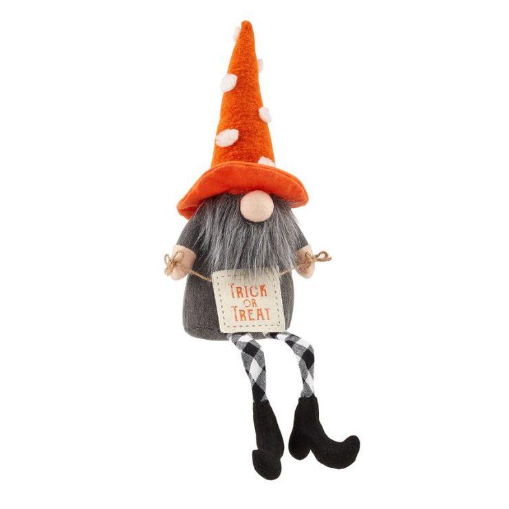 A photo of the Dangle Leg Polka Dot Gnome product