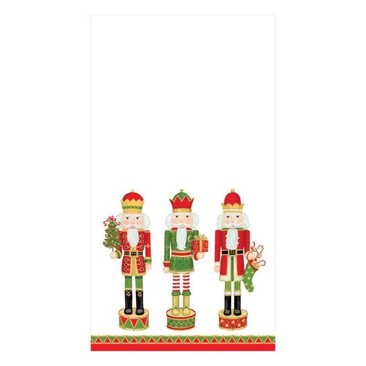 A photo of the Nutcracker Parade Guest Towel Napkins product