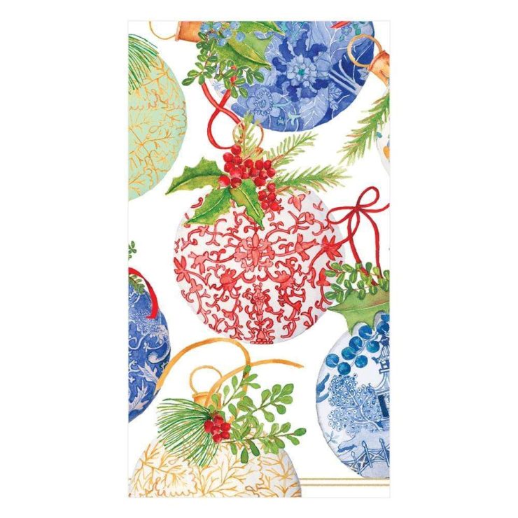 A photo of the Porcelain Ornaments Guest Towel Napkins product