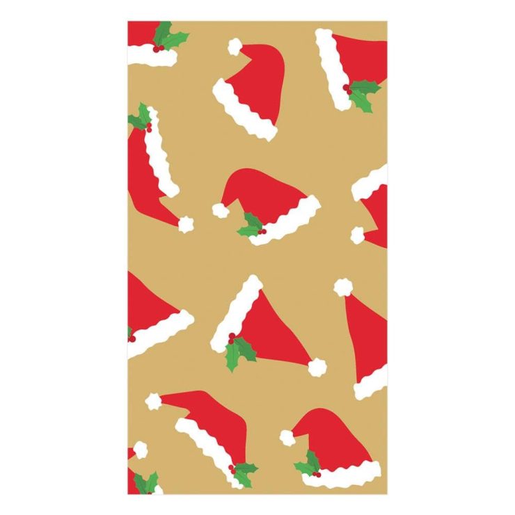 A photo of the Santa Hat Toss Guest Towel Napkins product