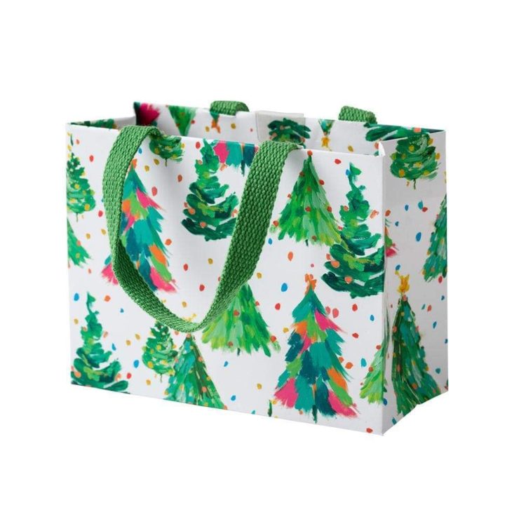 A photo of the Brushstroke Trees Small Gift Bag product