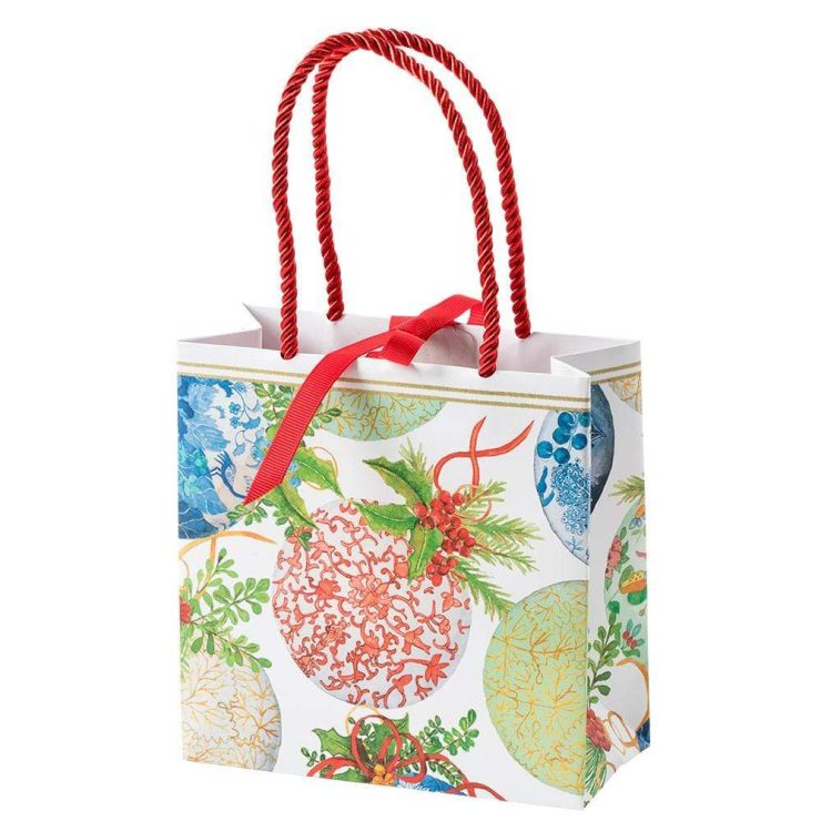 A photo of the Porcelain Ornaments Small Square Gift Bag product