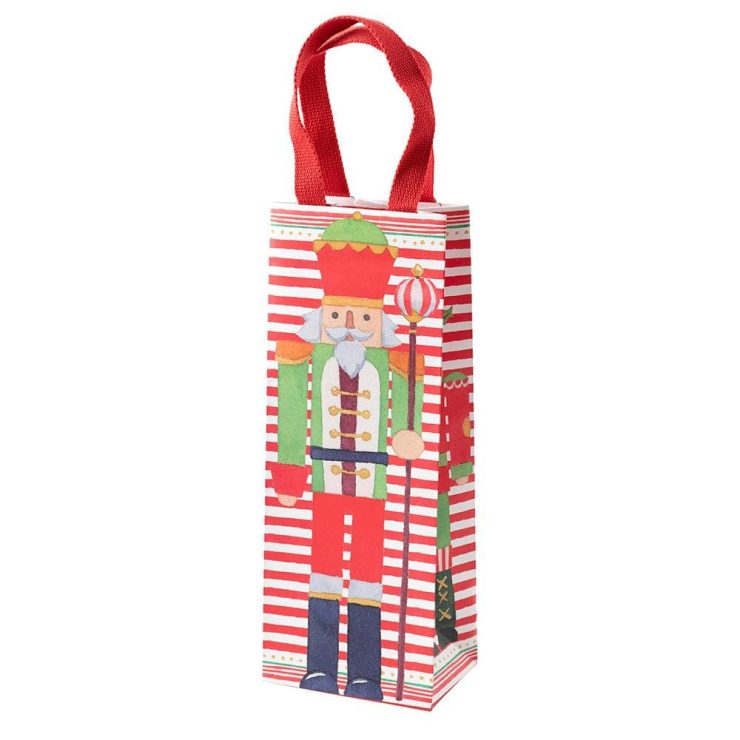 A photo of the March of the Nutcrackers Wine & Bottle Gift Bag product