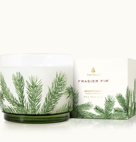 A photo of the Frasier Fir Heritage Small Pine Needle Luminary product