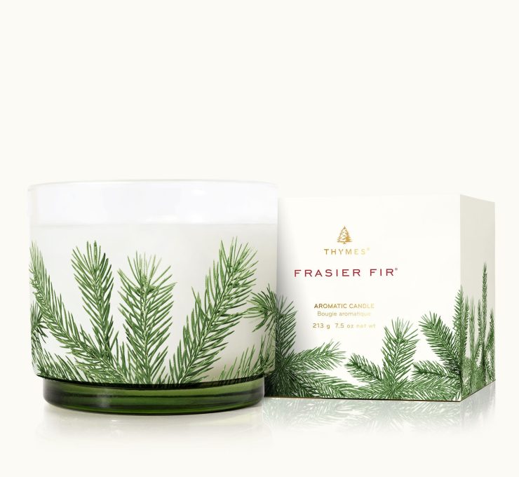 A photo of the Frasier Fir Heritage Small Pine Needle Luminary product