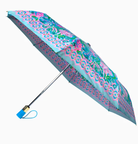 A photo of the Lilly Pulitzer Umbrella In Golden Hour product