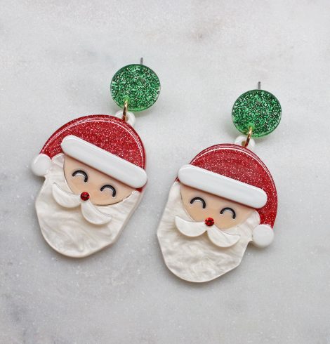 A photo of the Santa Claus Earrings product