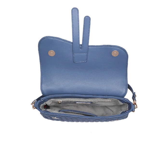 A photo of the Lorena Crossbody In Denim product