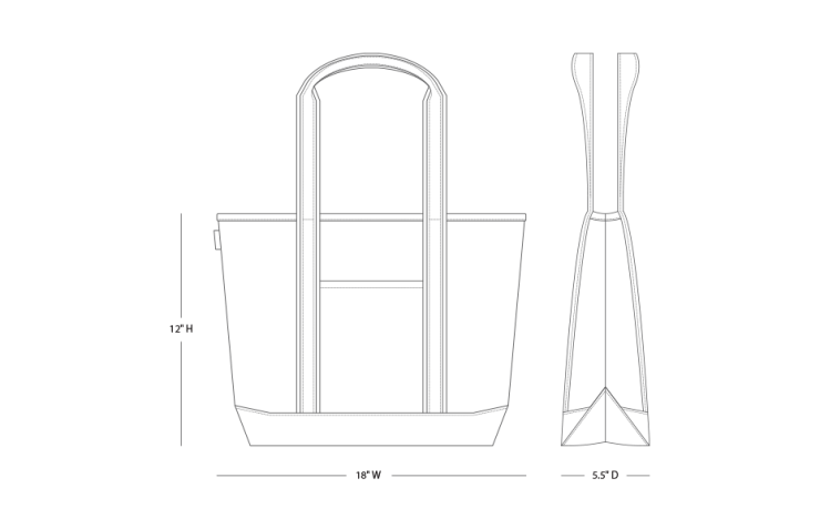 A photo of the Medium Boat Tote product