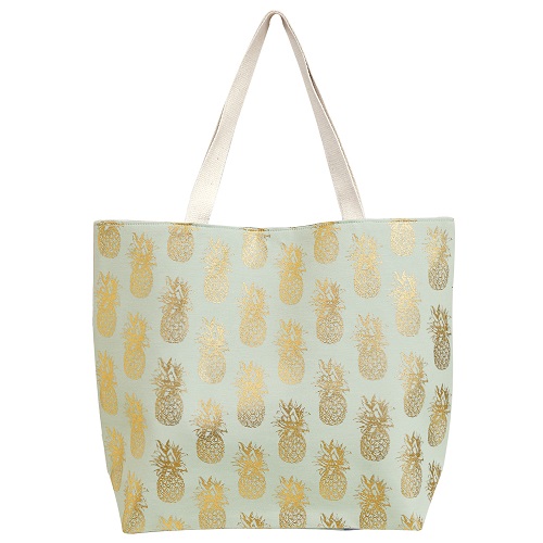 A photo of the Pineapple Tote In Mint product