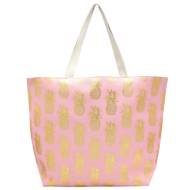 A photo of the Sea Turtle Tote In Light Pink product