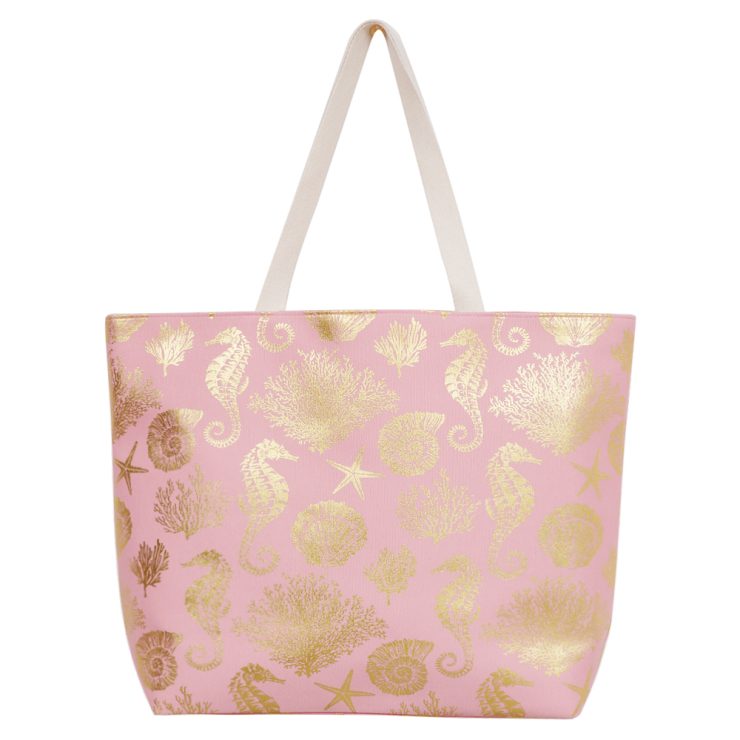 A photo of the Sea Life Tote In Light Pink product