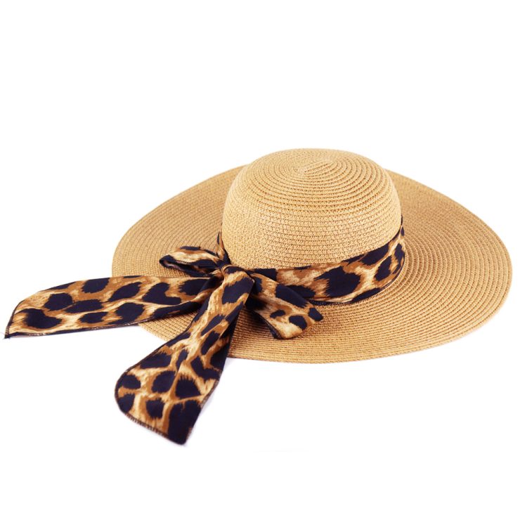 A photo of the Leopard Sun Hat product