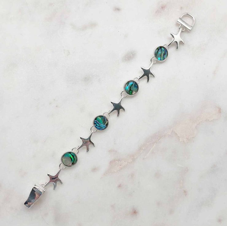A photo of the Abalone Starfish Bracelet product
