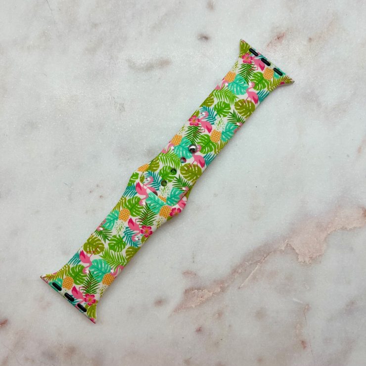 A photo of the Tropical Escape Apple Watch Band product