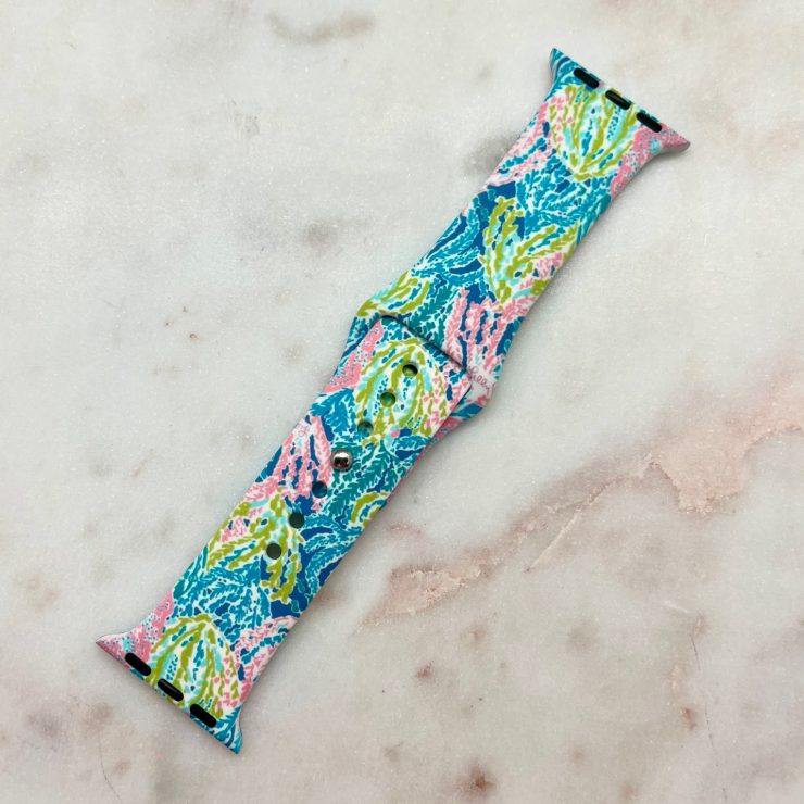 A photo of the Coral Lover Apple Watch Band product