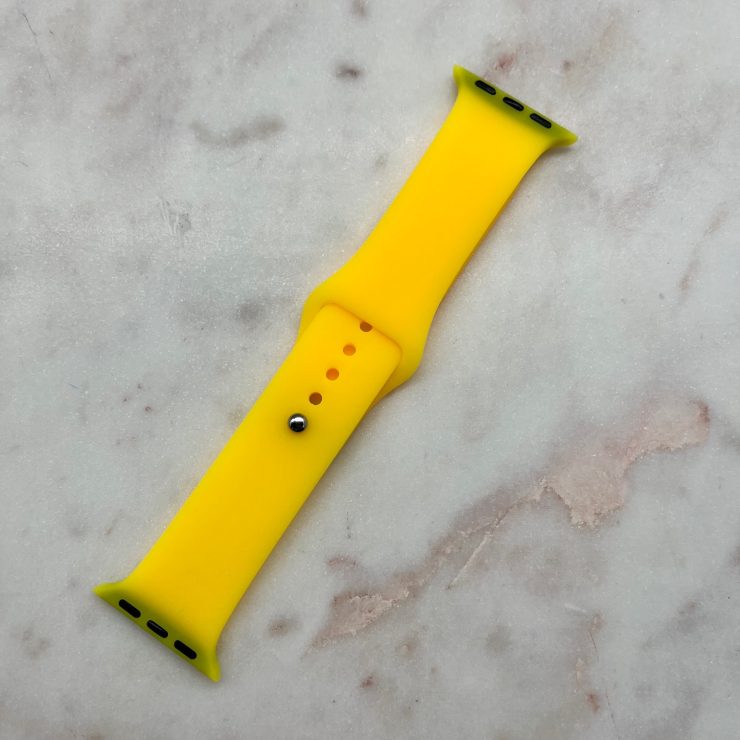 A photo of the Yellow Apple Watch Band product