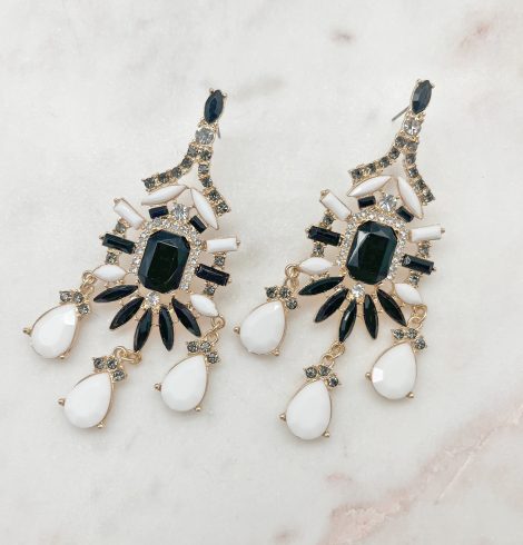 A photo of the Double Take Earrings In Black product