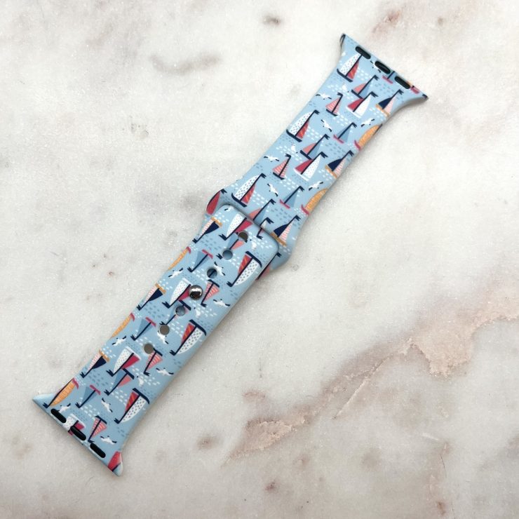 A photo of the Sailboat Apple Watch Band product