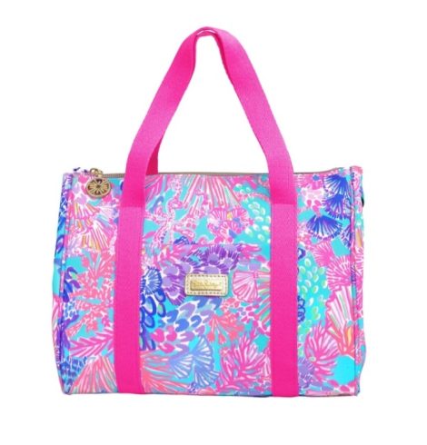 A photo of the Lilly Pulitzer Lunch Tote In Splendor In The Sand product