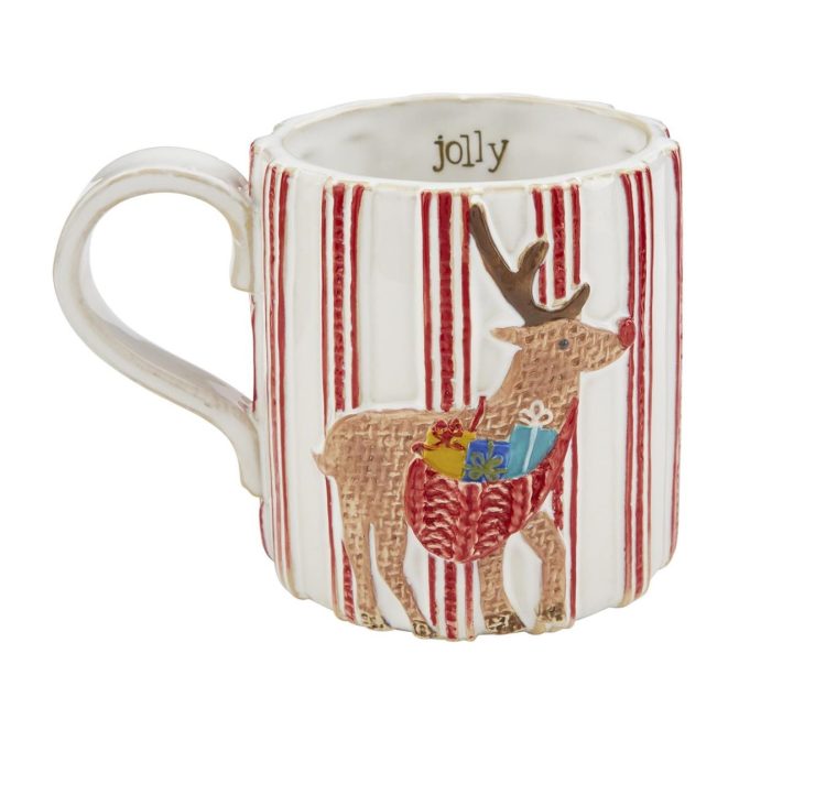 A photo of the Reindeer Christmas Mug product