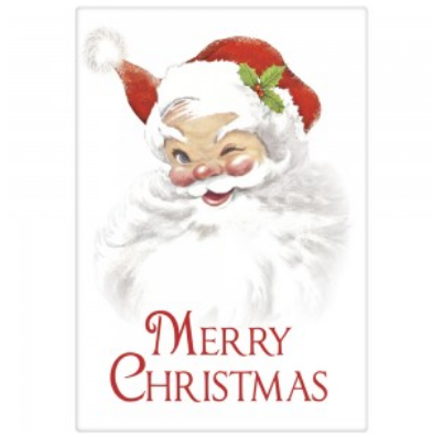A photo of the Winking Santa Towel product