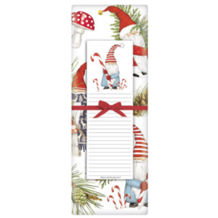 A photo of the Gnomes Towel & Notepad Set product