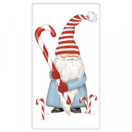 A photo of the Candy Cane Gnome Towel product