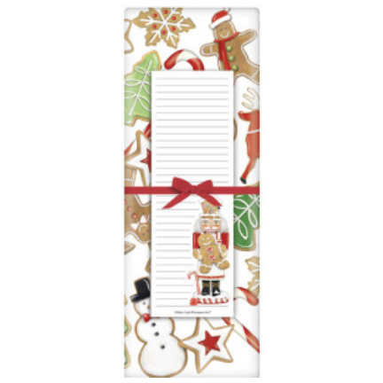 A photo of the Santa's Cookies Towel & Notepad Set product