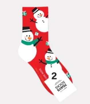 A photo of the Snowman Socks product