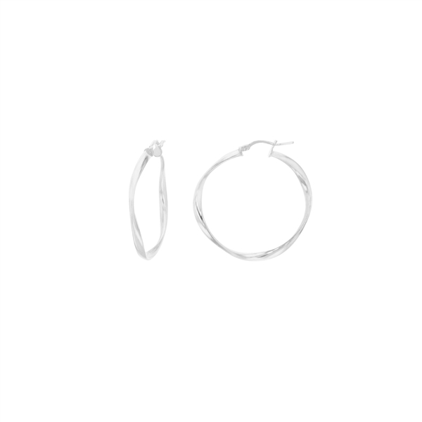 A photo of the Nova Wave Hoop Earrings product