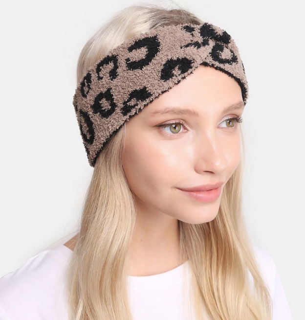 Luxe Leopard Print Headband