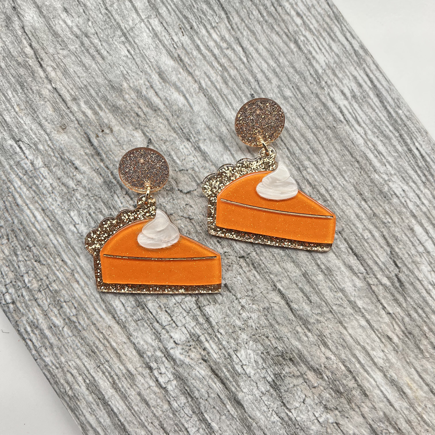 Pumpkin Pie Earrings - Best of Everything | Online Shopping