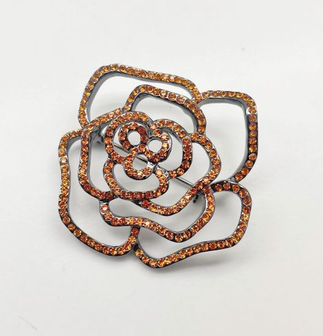 A photo of the Rosa Rhinestone Pin product