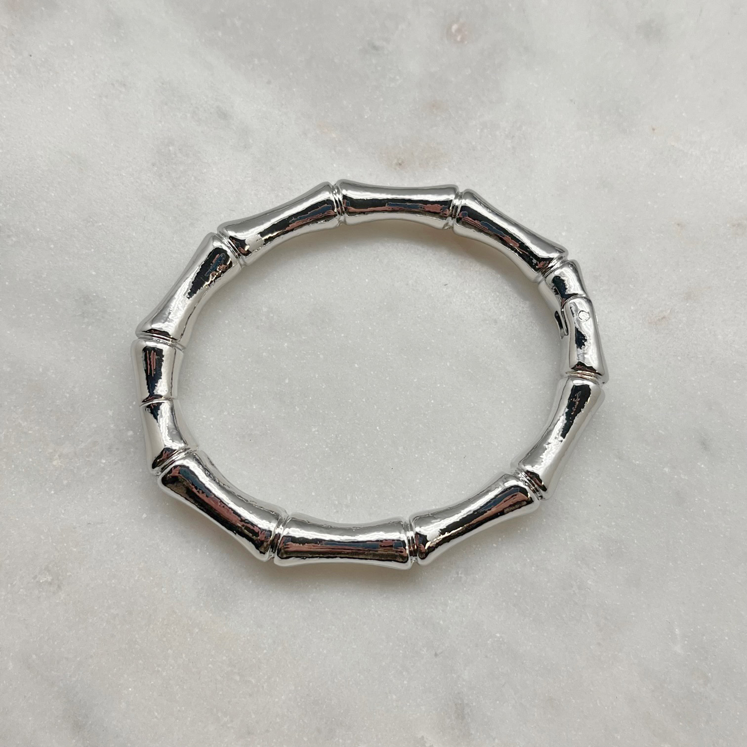 Bracelet Bamboo Silver main image 1