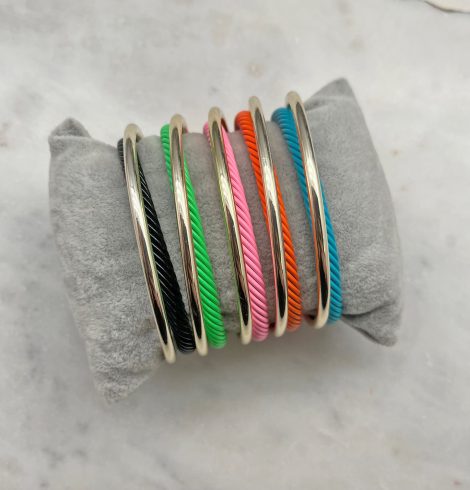 A photo of the Twisted Rope Cuff Bracelet product