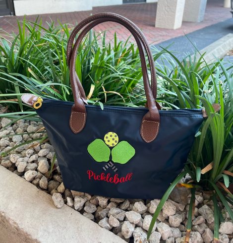 A photo of the Nylon Pickleball Tote In Navy product
