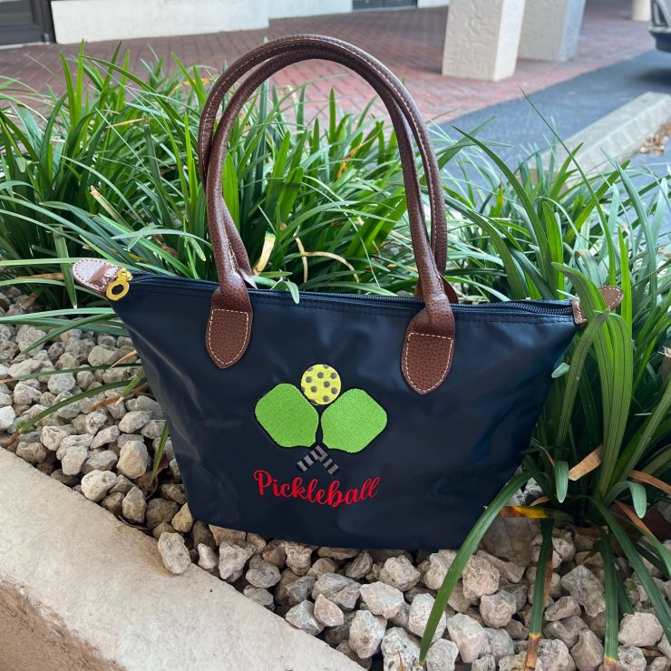 A photo of the Nylon Pickleball Tote In Navy product